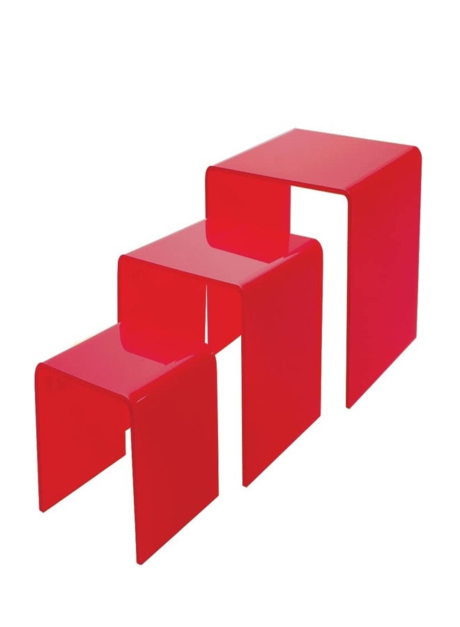 3,4,5 Inch Square Acrylic Riser Set